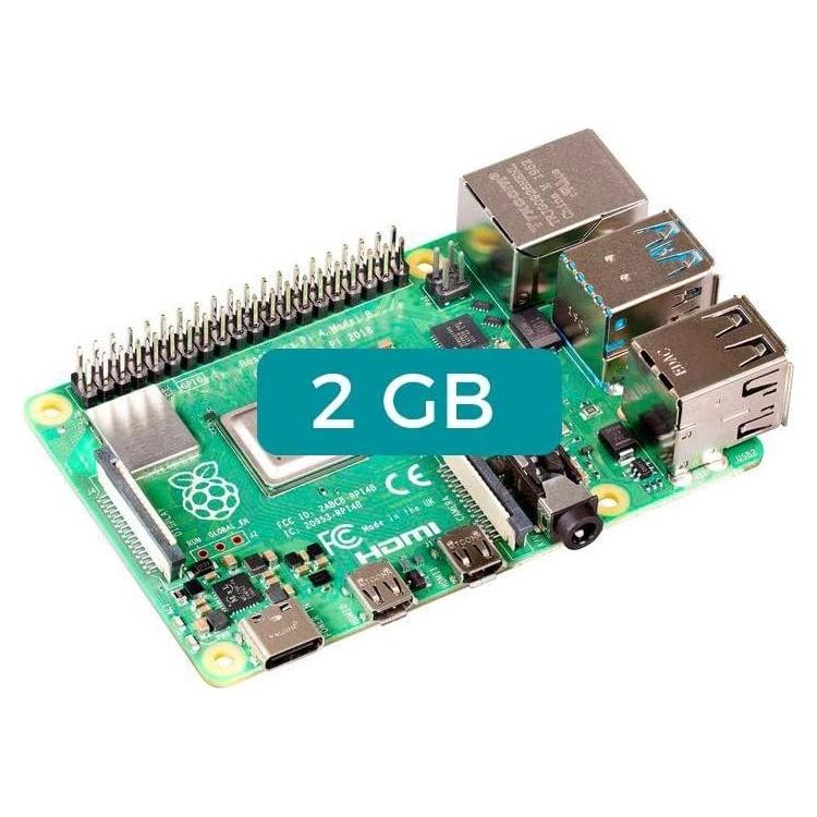 Raspberry Pi 4 Modelo B - Computadora de Placa Única 2GB