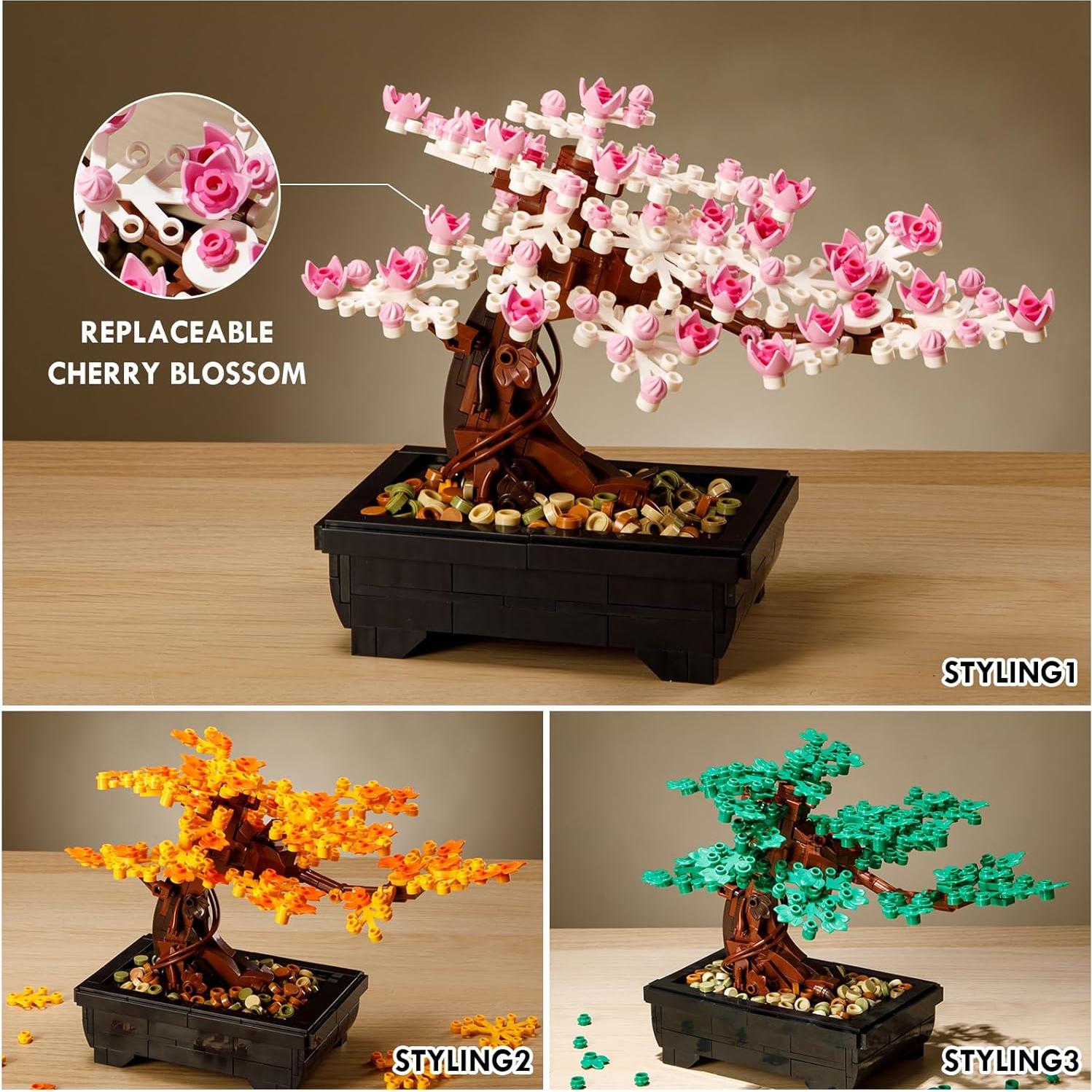 Set de Construcción Vamuss Bonsái Cerezos 3 en 1 DIY