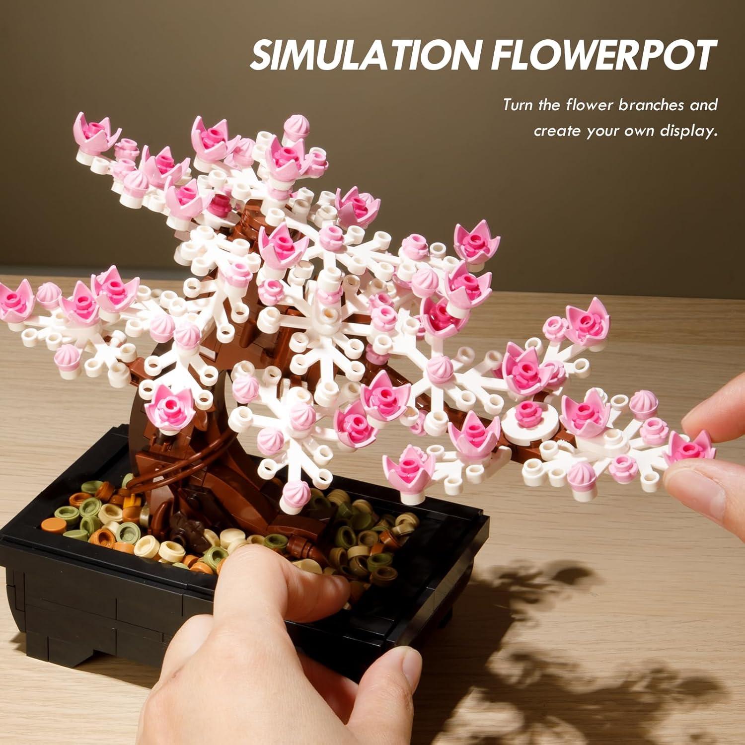 Set de Construcción Vamuss Bonsái Cerezos 3 en 1 DIY