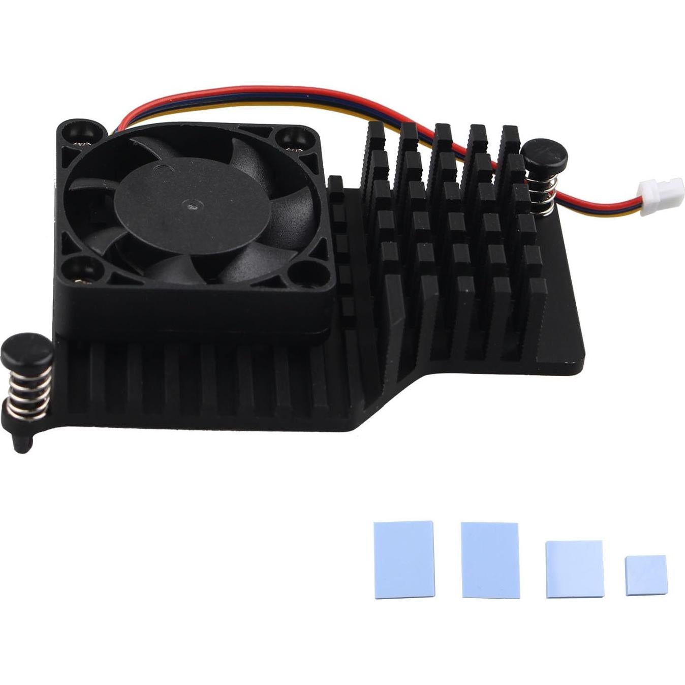 Enfriador Activo de Aluminio ZDE para Raspberry Pi 5 4GB/8GB