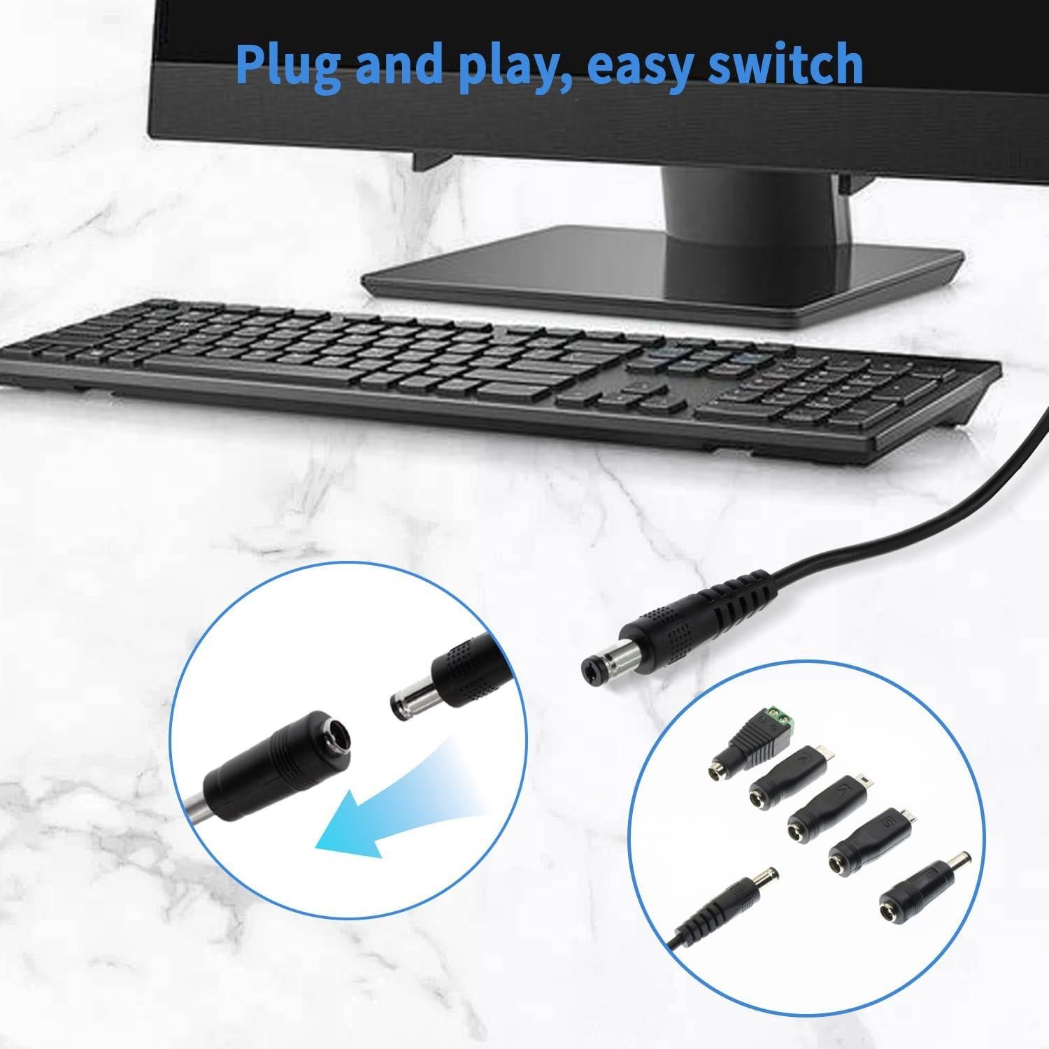 Adaptador de Corriente 5V 1A Universal YiKaiEn con 10 Conectores