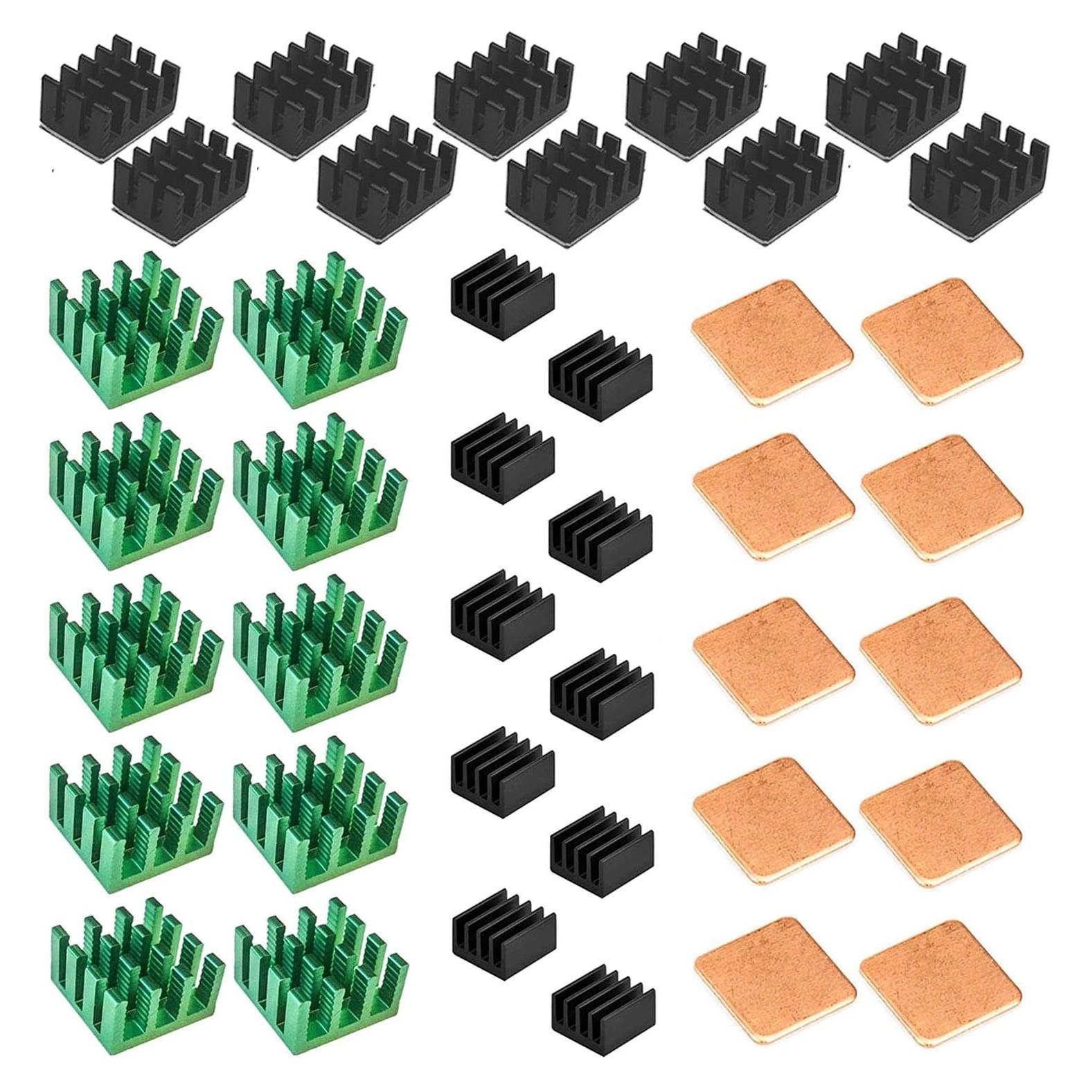 Kit de Disipadores de Calor Easycargo 40 Piezas para Raspberry Pi