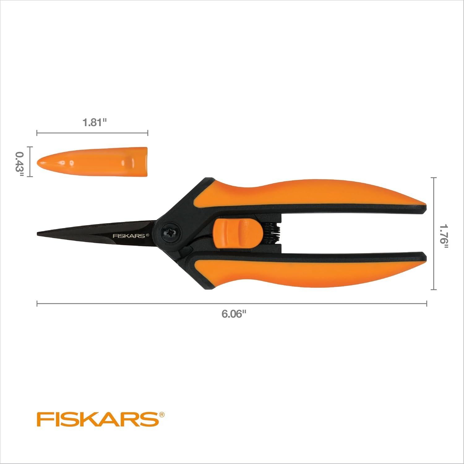 Tijeras de podar Fiskars - Paquete de 2 - Acero antiadherente