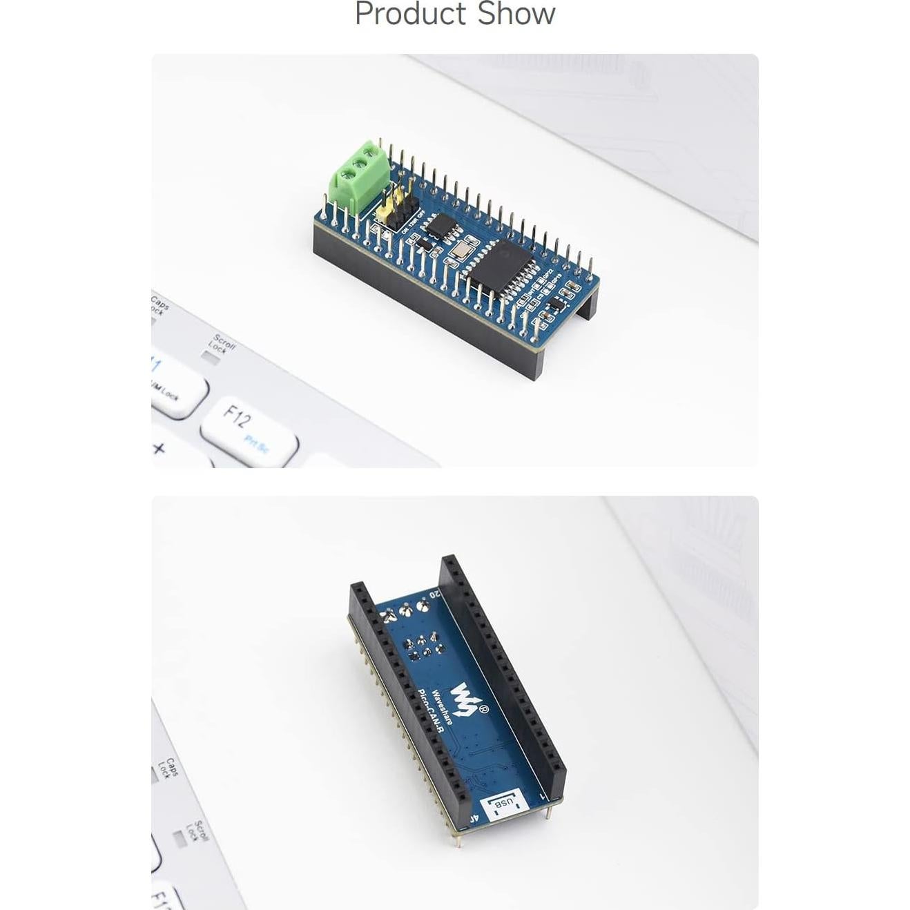 Módulo CAN Bus Waveshare para Raspberry Pi Pico - Comunicación SPI