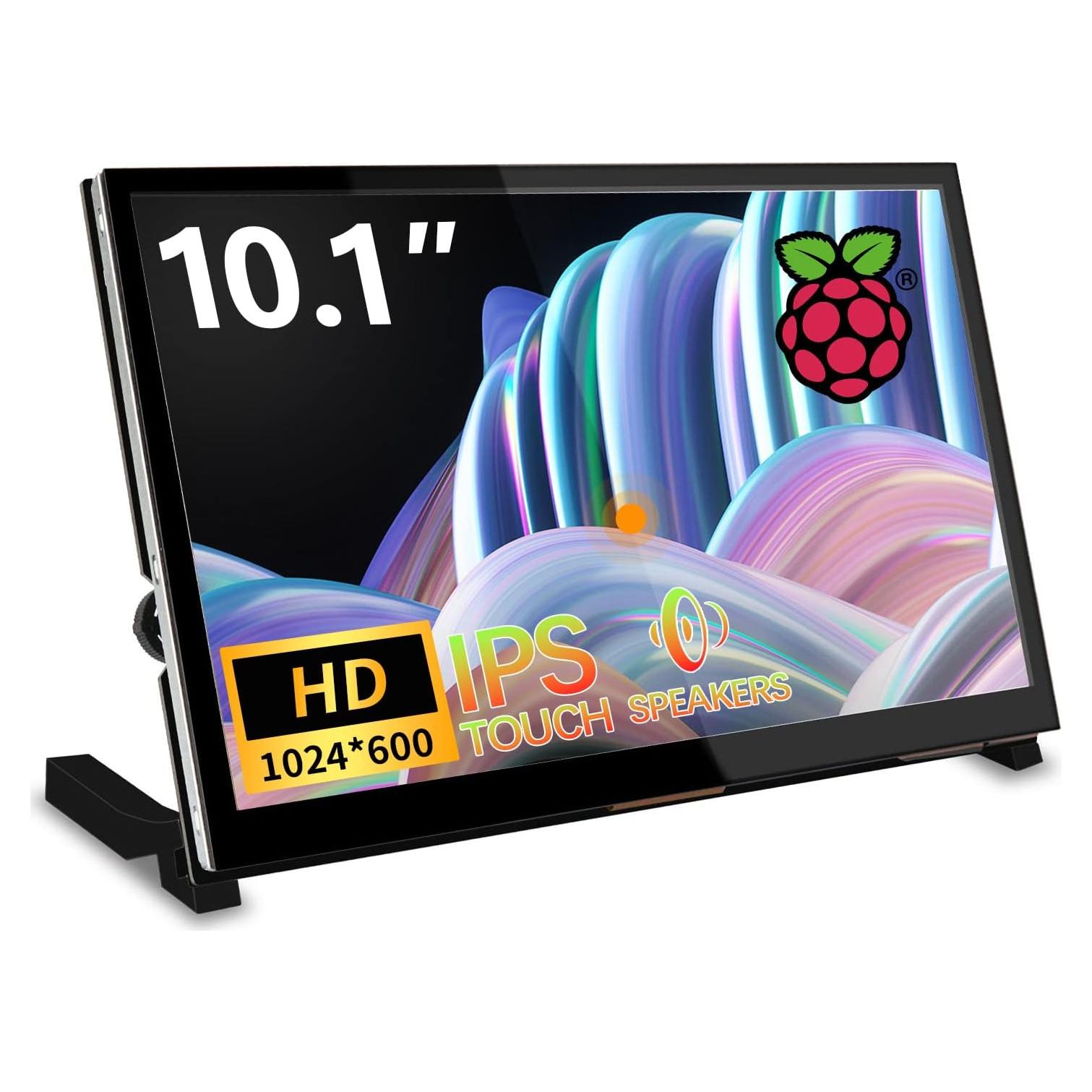 Pantalla Táctil Portátil WIMAXIT 10.1" HDMI 1024x600 para Raspberry Pi
