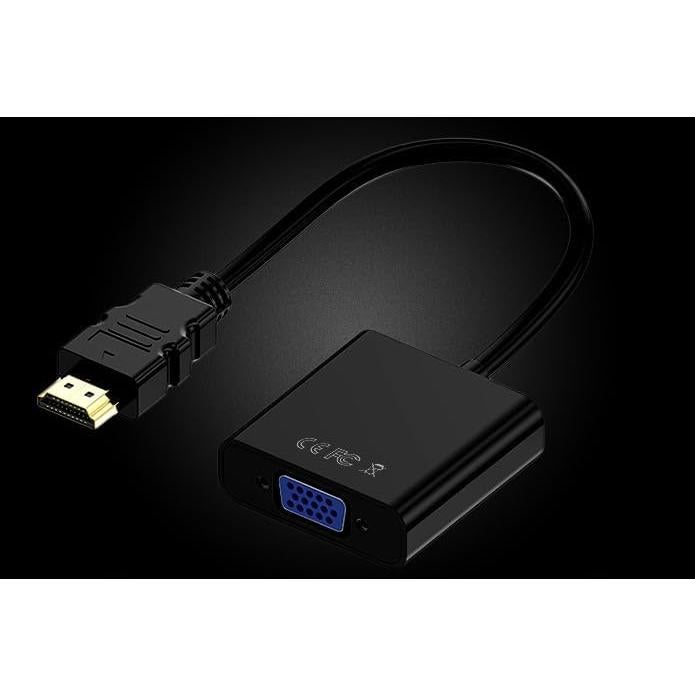 Adaptador HDMI a VGA con audio 3.5mm Hididi - Negro