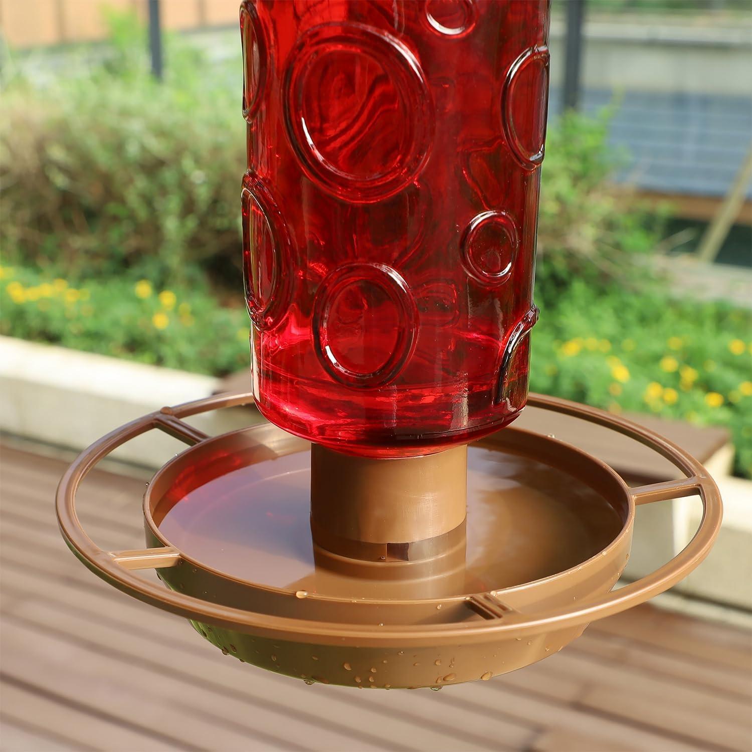 Bebedero para Aves Silvestres Juegoal 0.83L Colgante Rojo