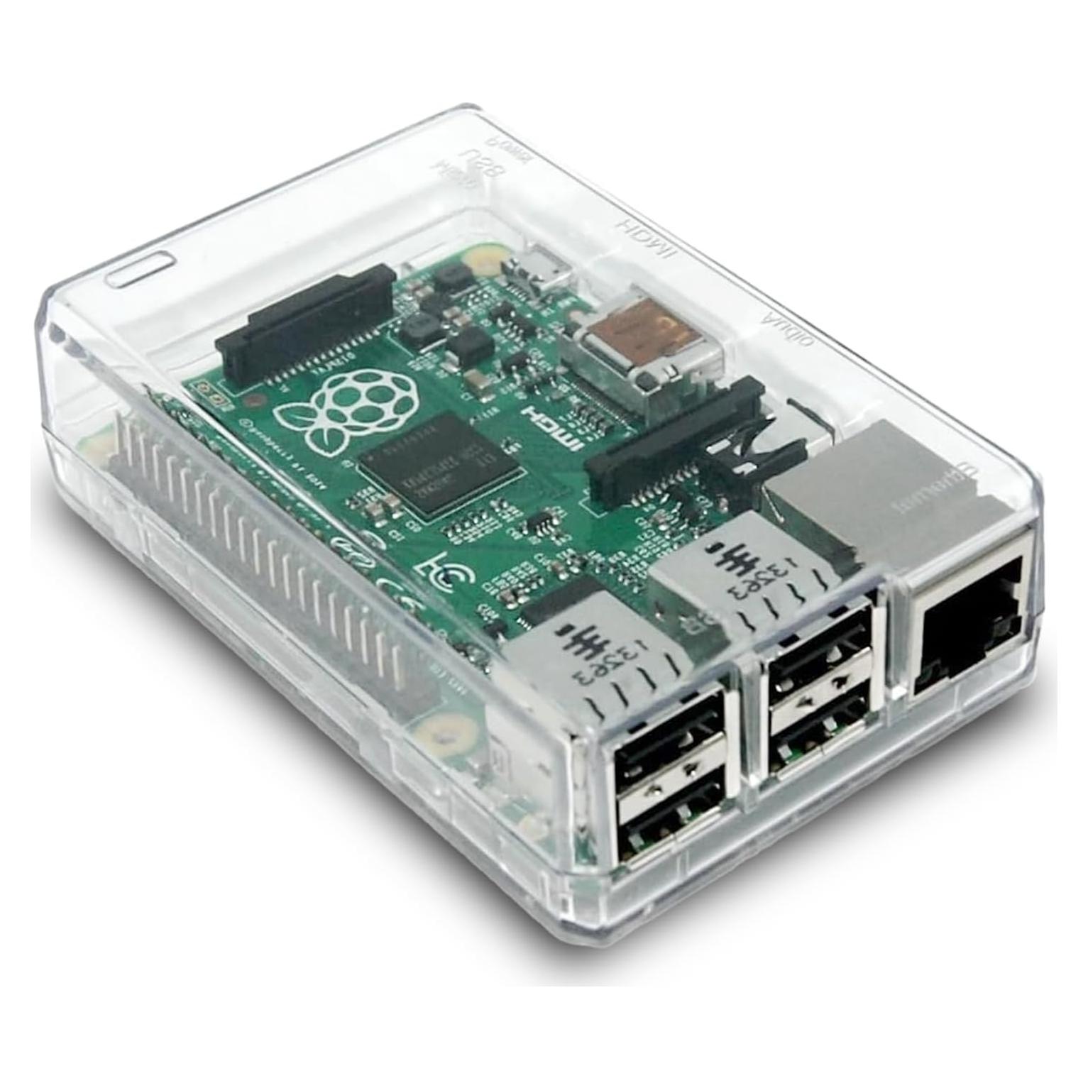 Caja Cerrada Transparente Premium SB Components para Raspberry Pi 2