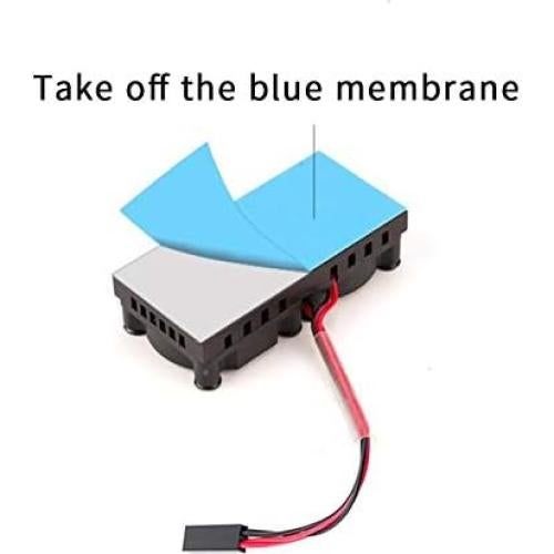 Ventilador Doble con Disipador para Raspberry Pi 2B 3B 4B Enokay