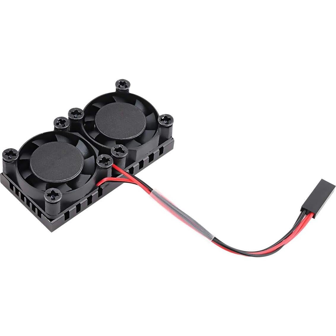 Ventilador Doble con Disipador para Raspberry Pi 2B 3B 4B Enokay