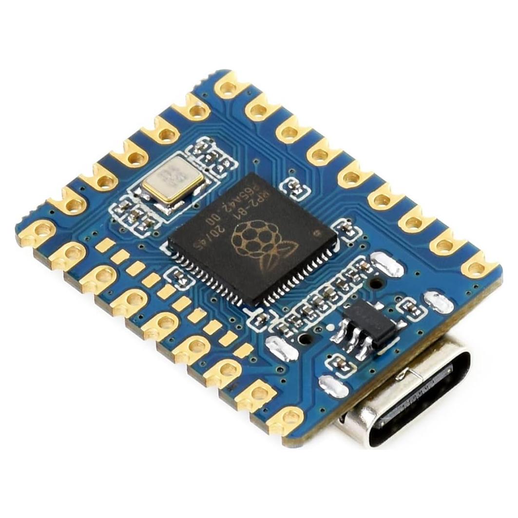 Placa mini MCU RP2040-Zero Waveshare USB-C 9g