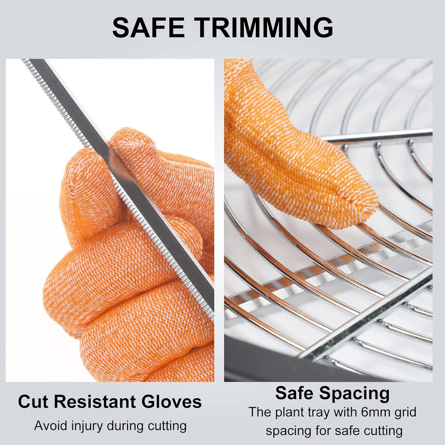 Cortadora de Hojas MELONFARM 33 cm con Cuchillas Inox