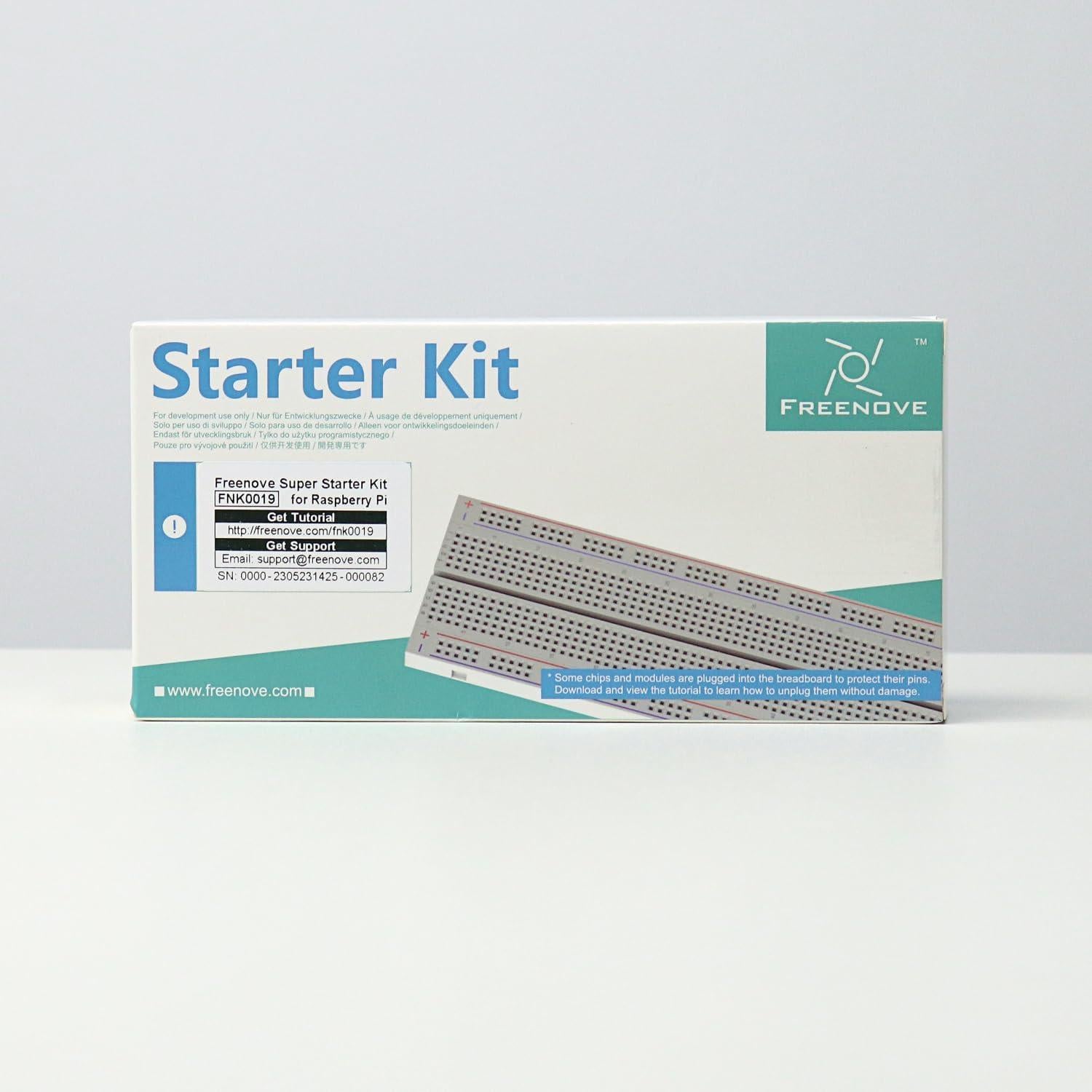 Kit de Inicio FREENOVE para Raspberry Pi 5/4B/3B+ - 164 Artículos