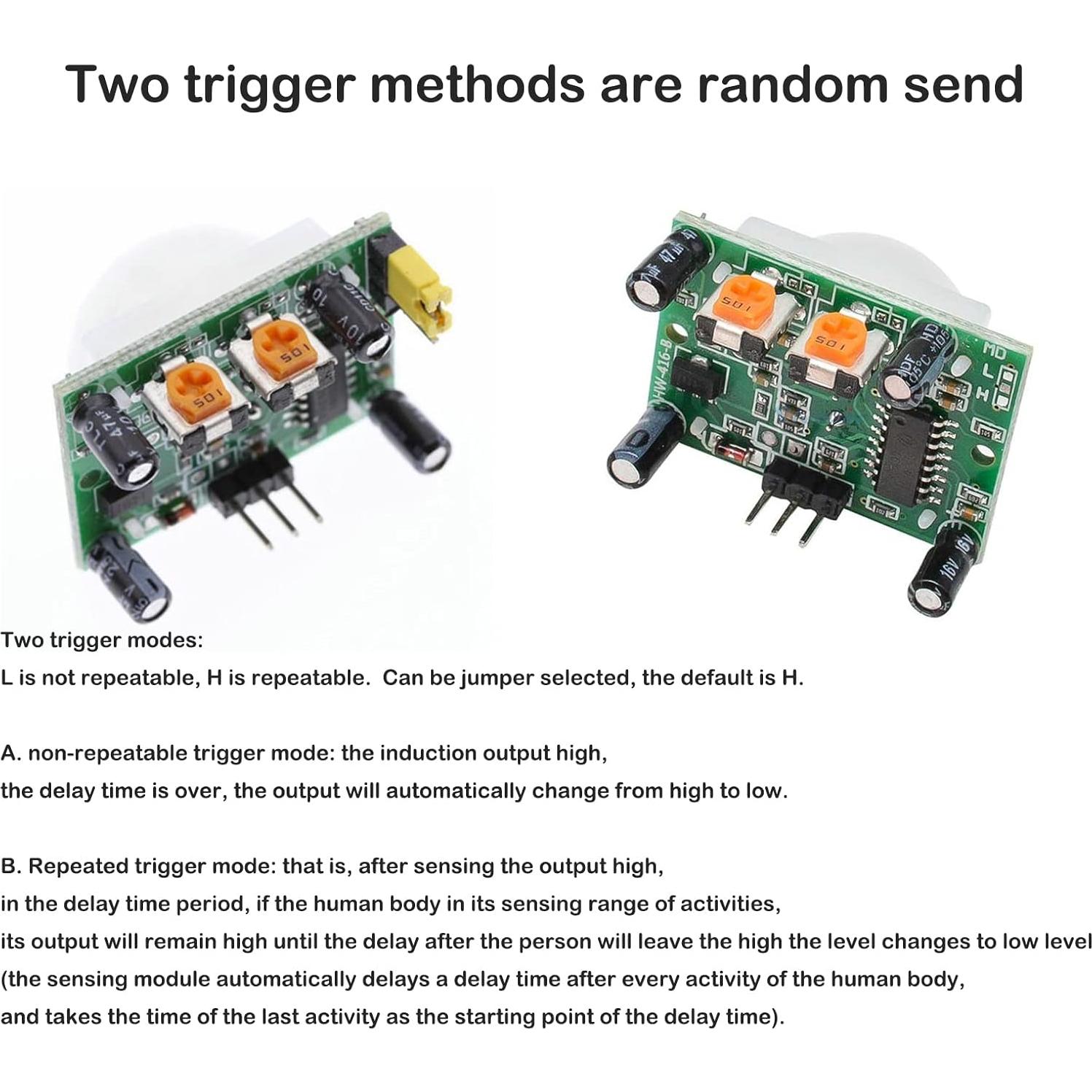 Sensor de Movimiento Infrarrojo PIR DORHEA HC-SR501 32g