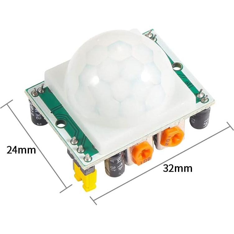 Sensor de Movimiento Infrarrojo PIR DORHEA HC-SR501 32g