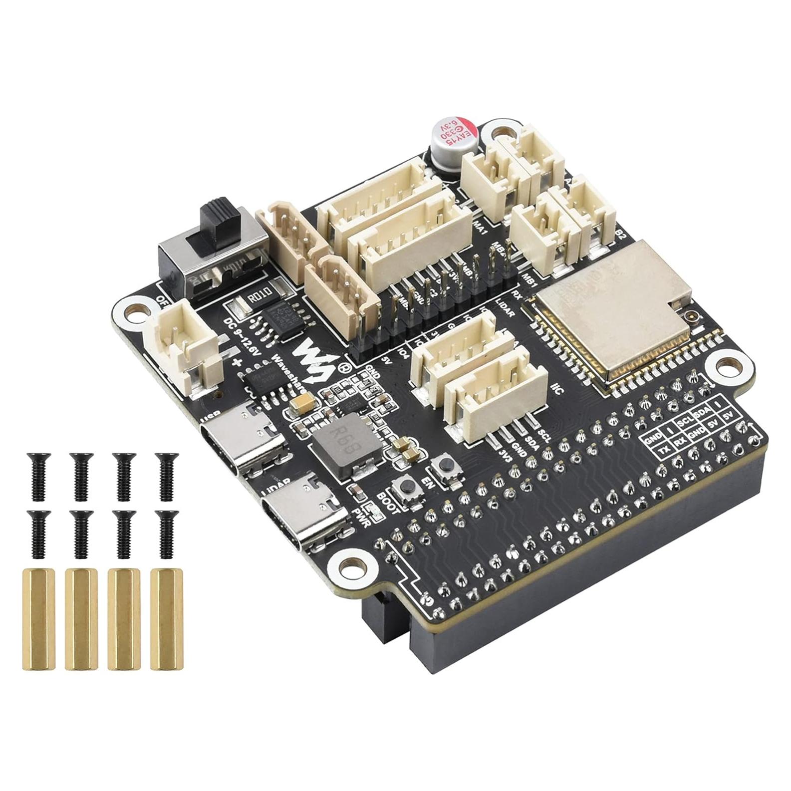 Placa de Control Multifuncional Waveshare ESP32 para Robots