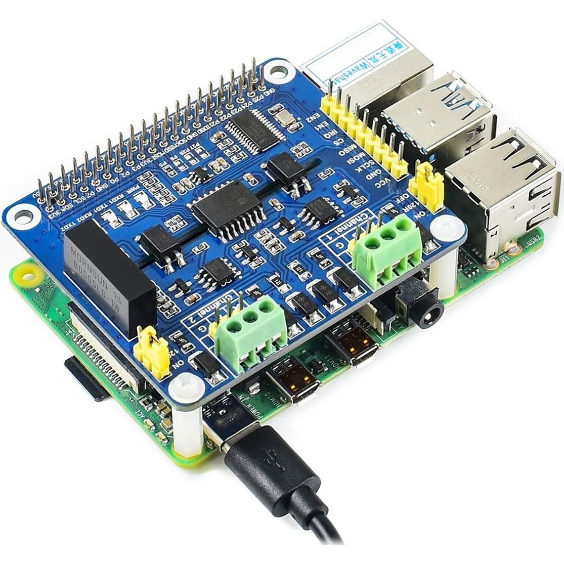 HAT de Expansión RS485 Aislado Waveshare 2 Canales SPI