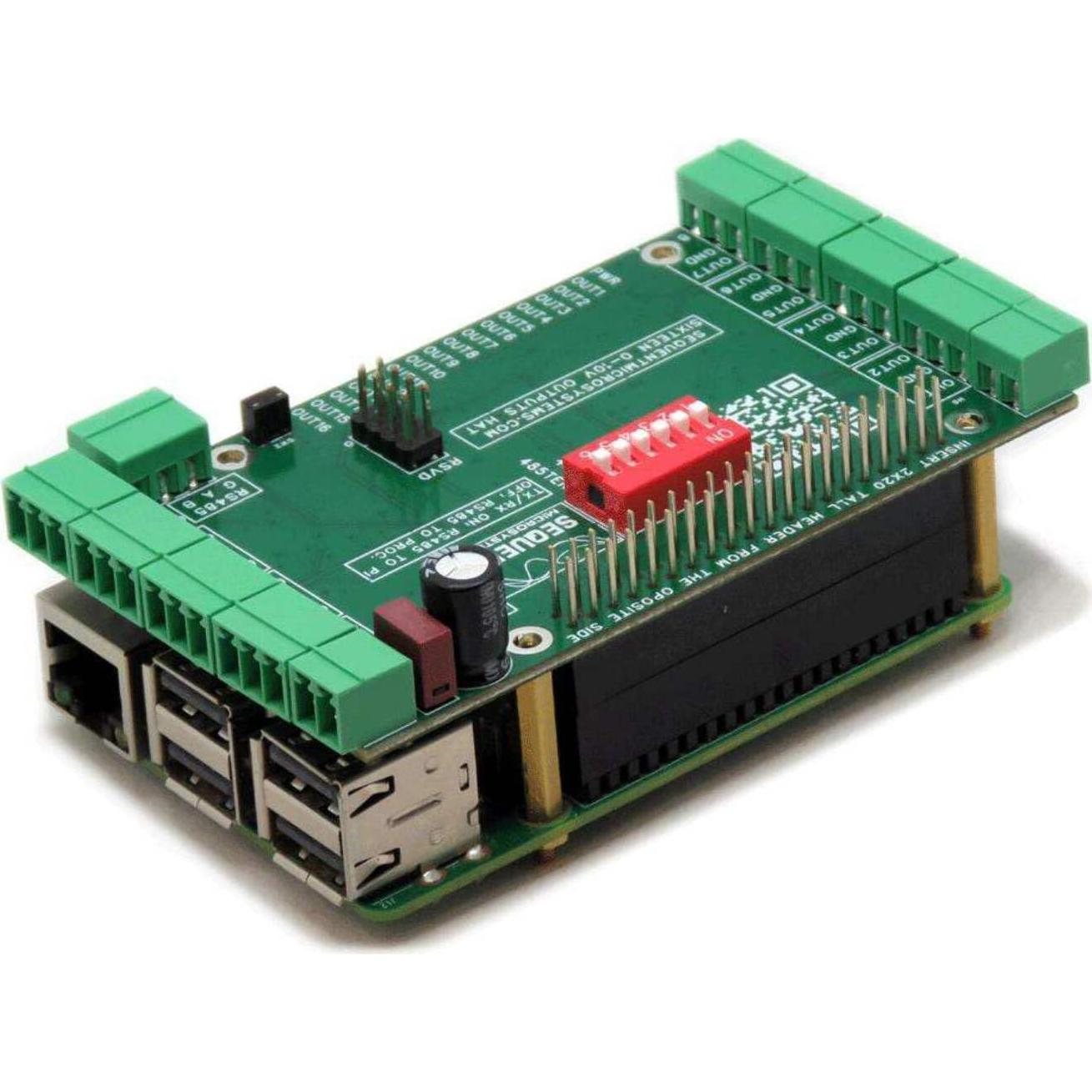 Módulo de Salidas Analógicas 0-10V HAT para Raspberry Pi