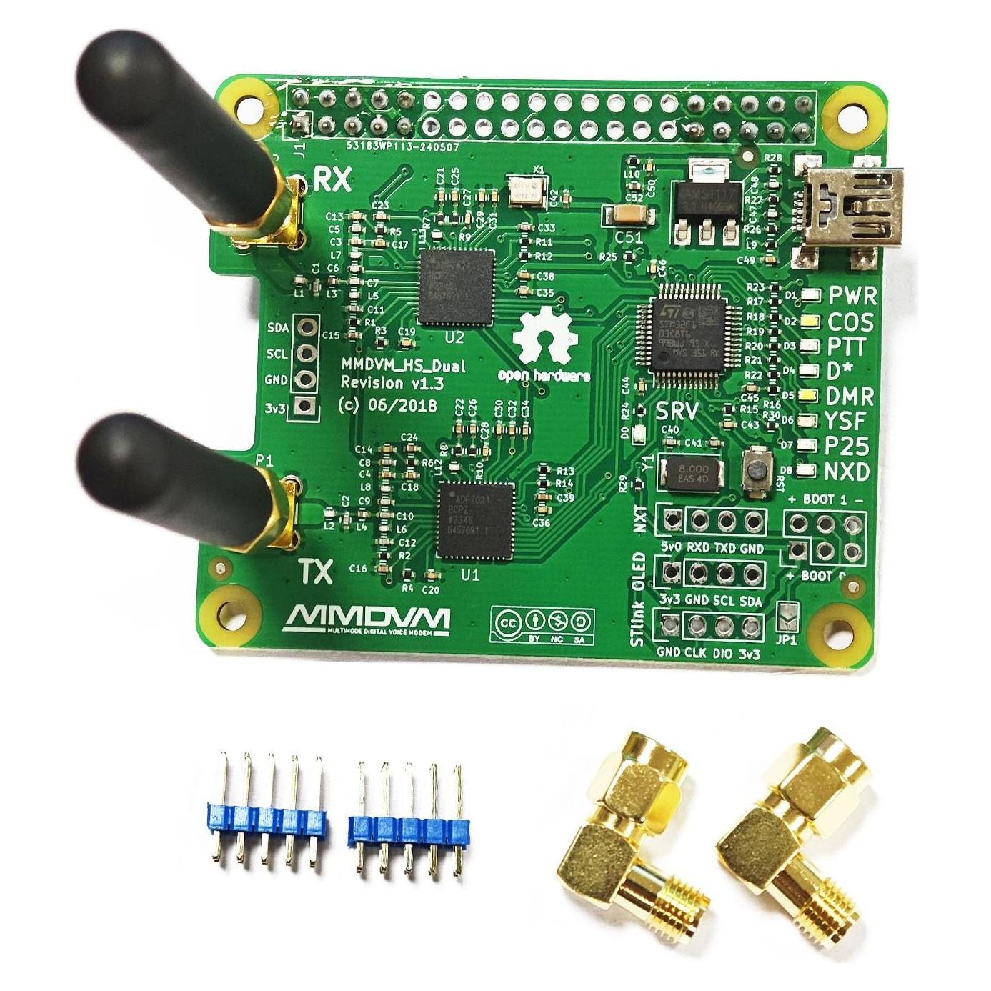 Módulo Hotspot Dúplex MMDVM AURSINC V1.5.2 para Raspberry Pi