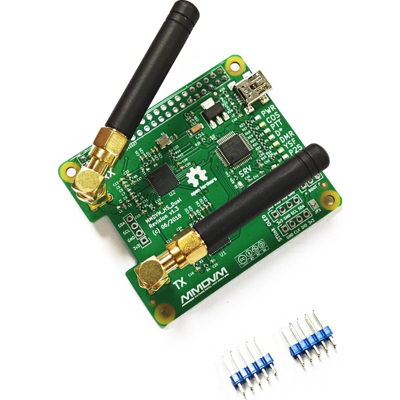 Módulo Hotspot Dúplex MMDVM AURSINC V1.5.2 para Raspberry Pi