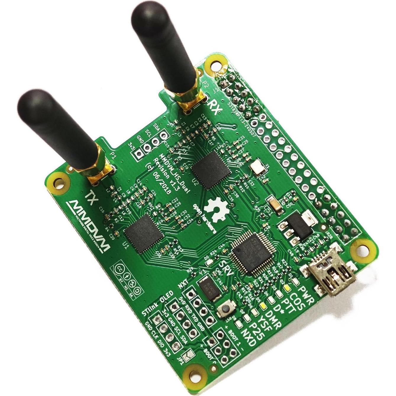 Módulo Hotspot Dúplex MMDVM AURSINC V1.5.2 para Raspberry Pi