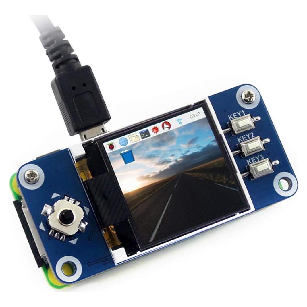 Pantalla LCD HAT 1.44" Waveshare para Raspberry Pi 128x128