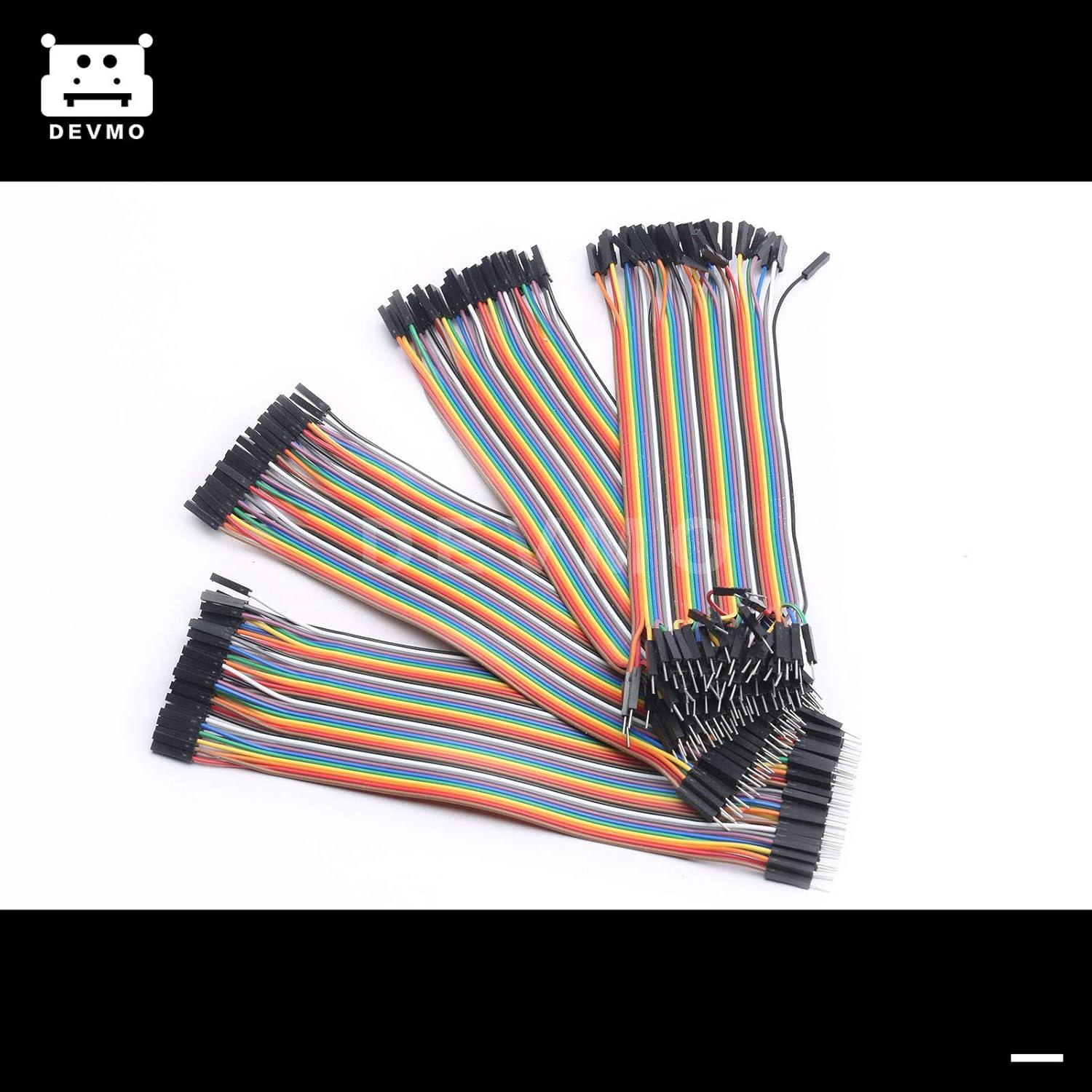 Cables Jumper Dupont 120pcs 20cm Hembra a Macho DEVMO