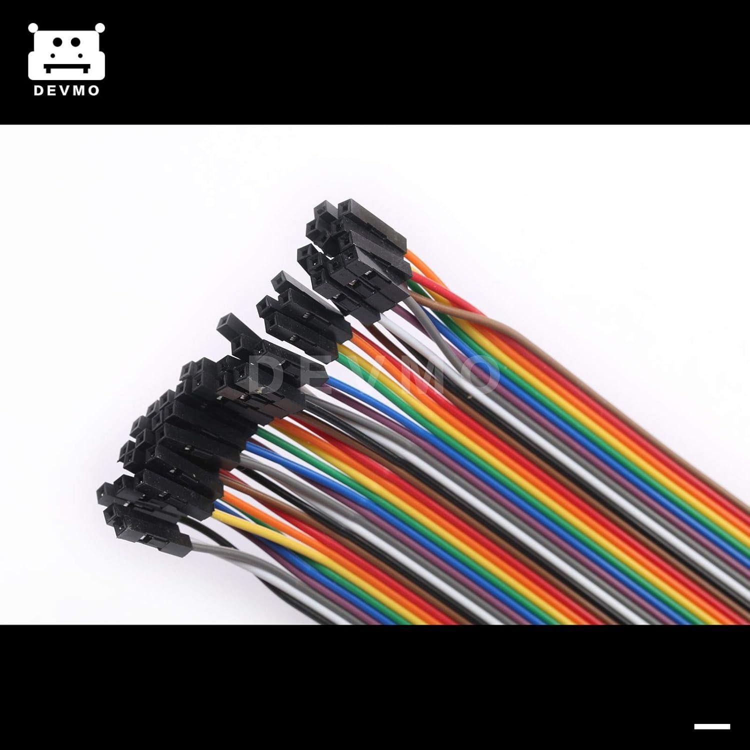 Cables Jumper Dupont 120pcs 20cm Hembra a Macho DEVMO