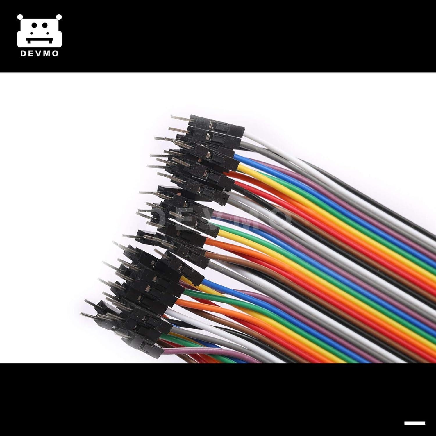 Cables Jumper Dupont 120pcs 20cm Hembra a Macho DEVMO