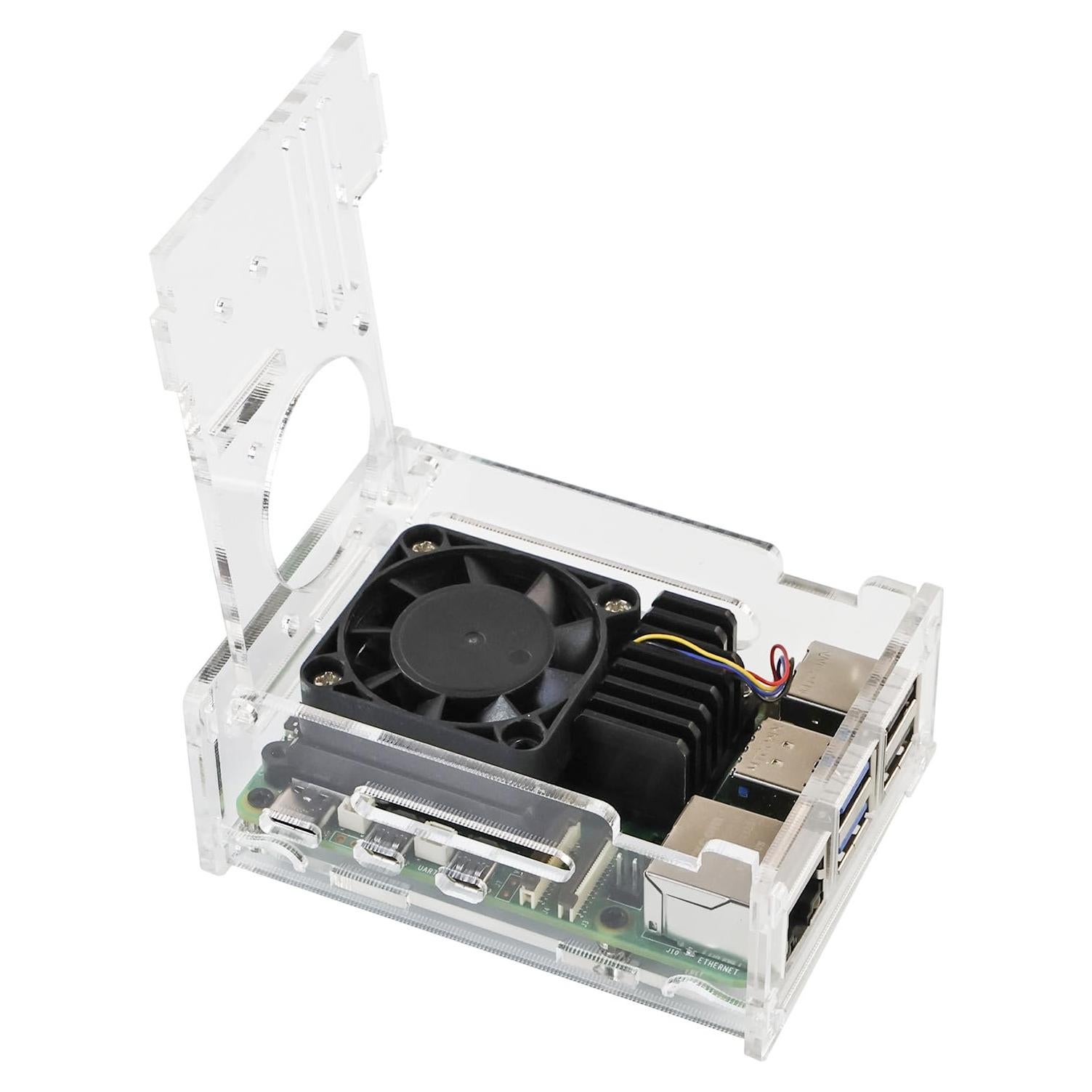 Kit Disipador Calor Yahboom para Raspberry Pi 5 con Ventilador PWM