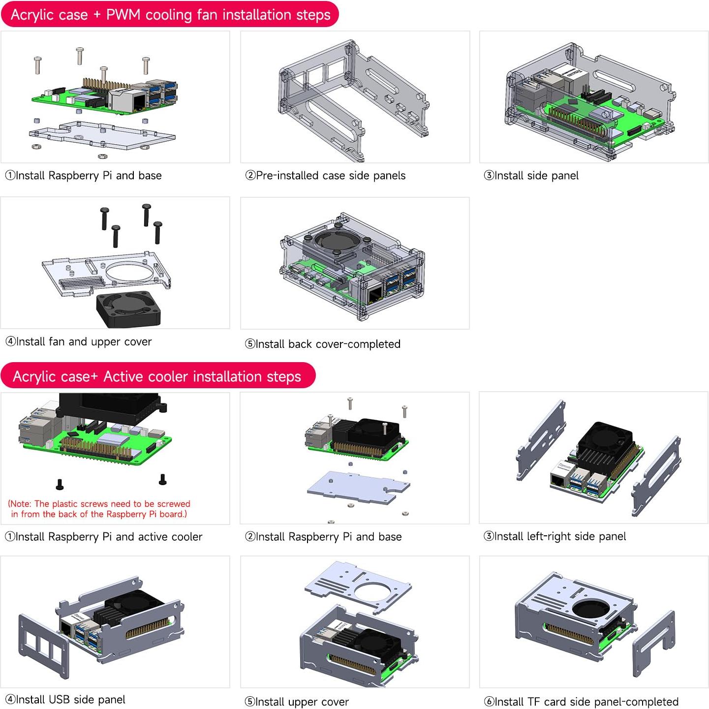 Kit Disipador Calor Yahboom para Raspberry Pi 5 con Ventilador PWM