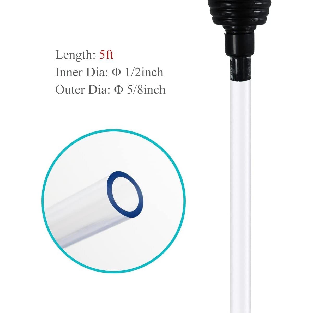 Limpiador de Sifón de Acuario Laifoo 1.52m para Tanques