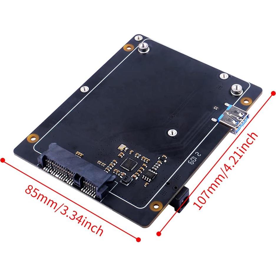 Placa de Expansión SATA GeeekPi X825 V2.0 para Raspberry Pi 4B