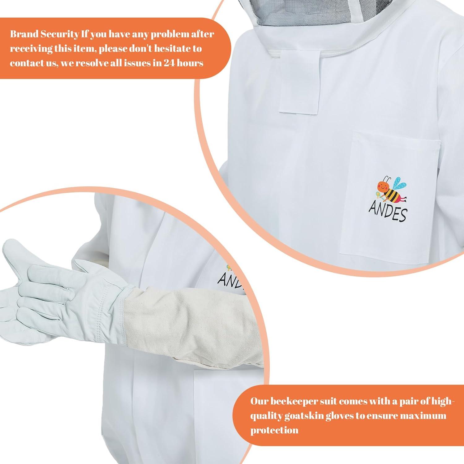 Chaqueta de Apicultura Andes - Unisex XL con Guantes