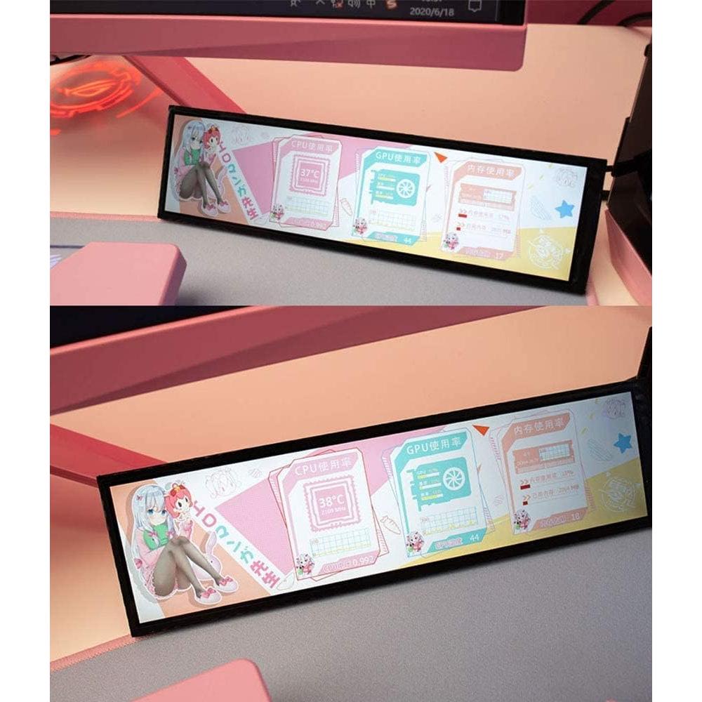 Monitor de Temperatura de CPU EDIY 8.8" IPS 1920x480 LED