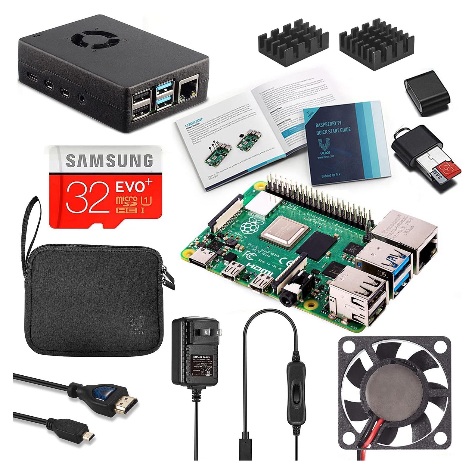 Kit Completo Raspberry Pi 4 Vilros 2GB con Caja Refrigerada