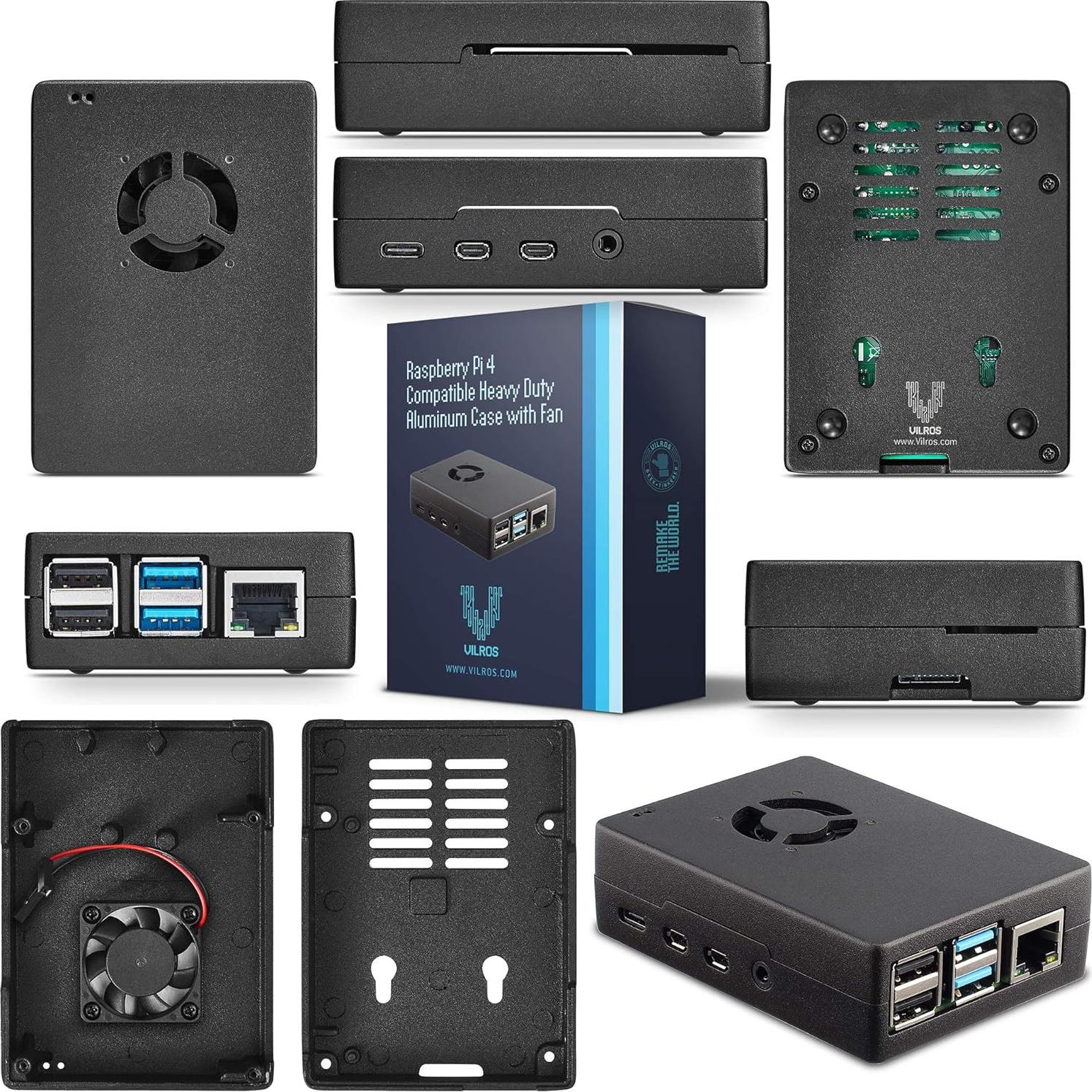 Kit Completo Raspberry Pi 4 Vilros 2GB con Caja Refrigerada