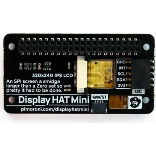 Display HAT Mini AAAwave 2.0" LCD IPS para Raspberry Pi