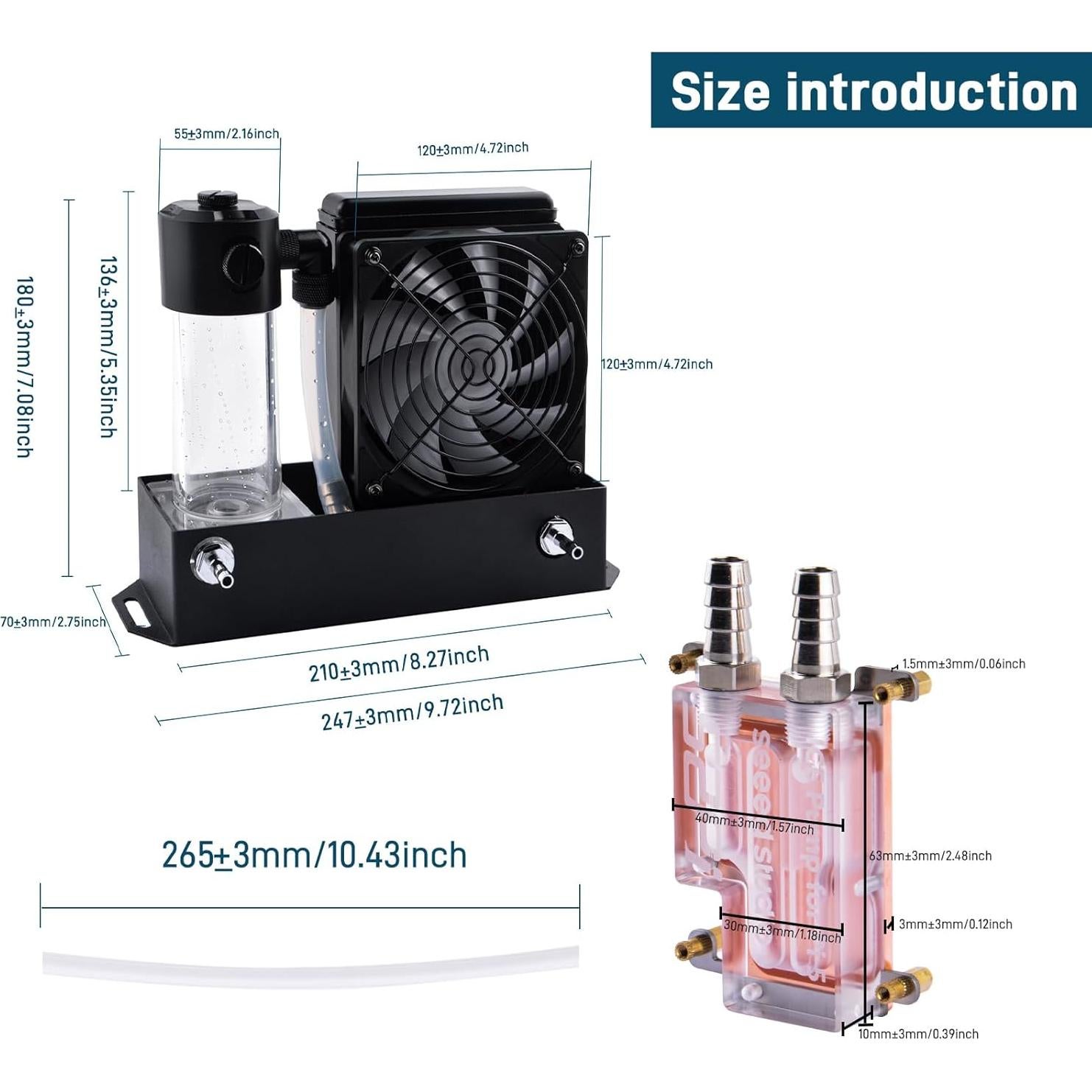 Kit de Refrigeración por Agua GeeekPi para Raspberry Pi 5