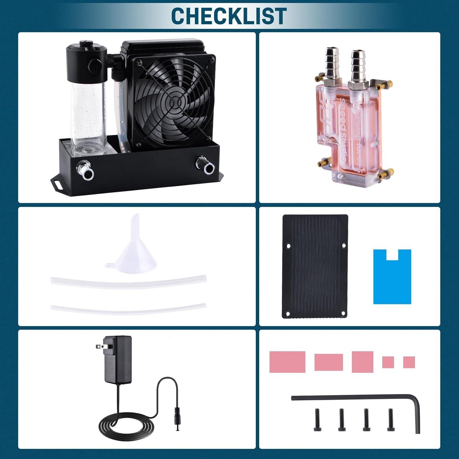 Kit de Refrigeración por Agua GeeekPi para Raspberry Pi 5