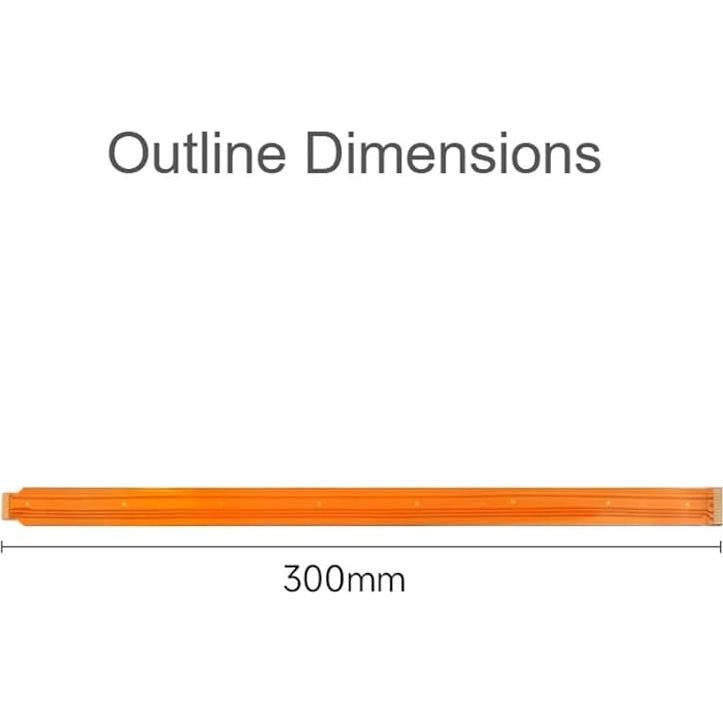 Cable Flexible DSI FPC Waveshare para Raspberry Pi 5 300mm