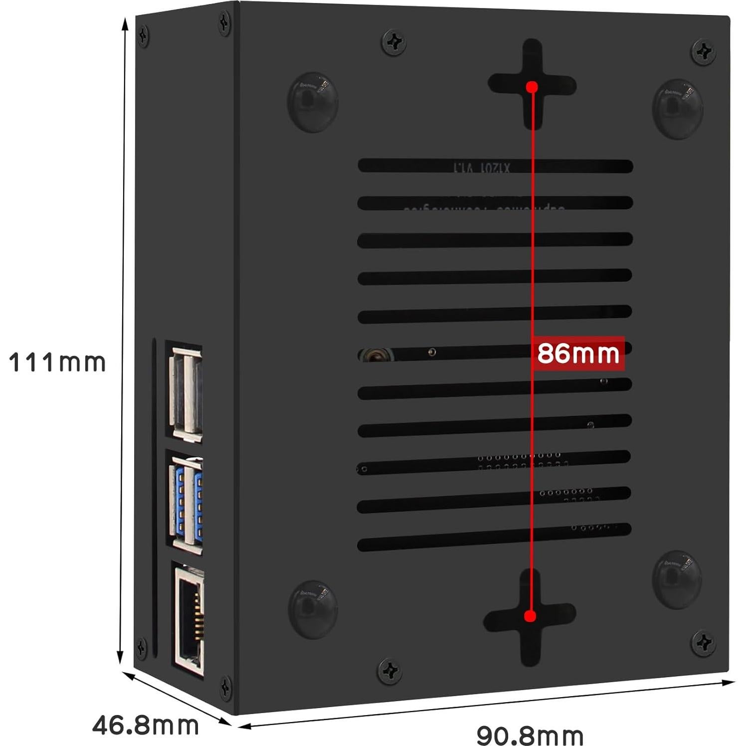 Geekworm X1201 UPS Shield para Raspberry Pi 5 - 5V 5A