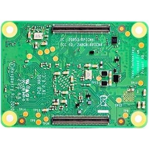 Módulo de Computación Raspberry Pi 4 2GB RAM 16GB eMMC Wi-Fi Bluetooth