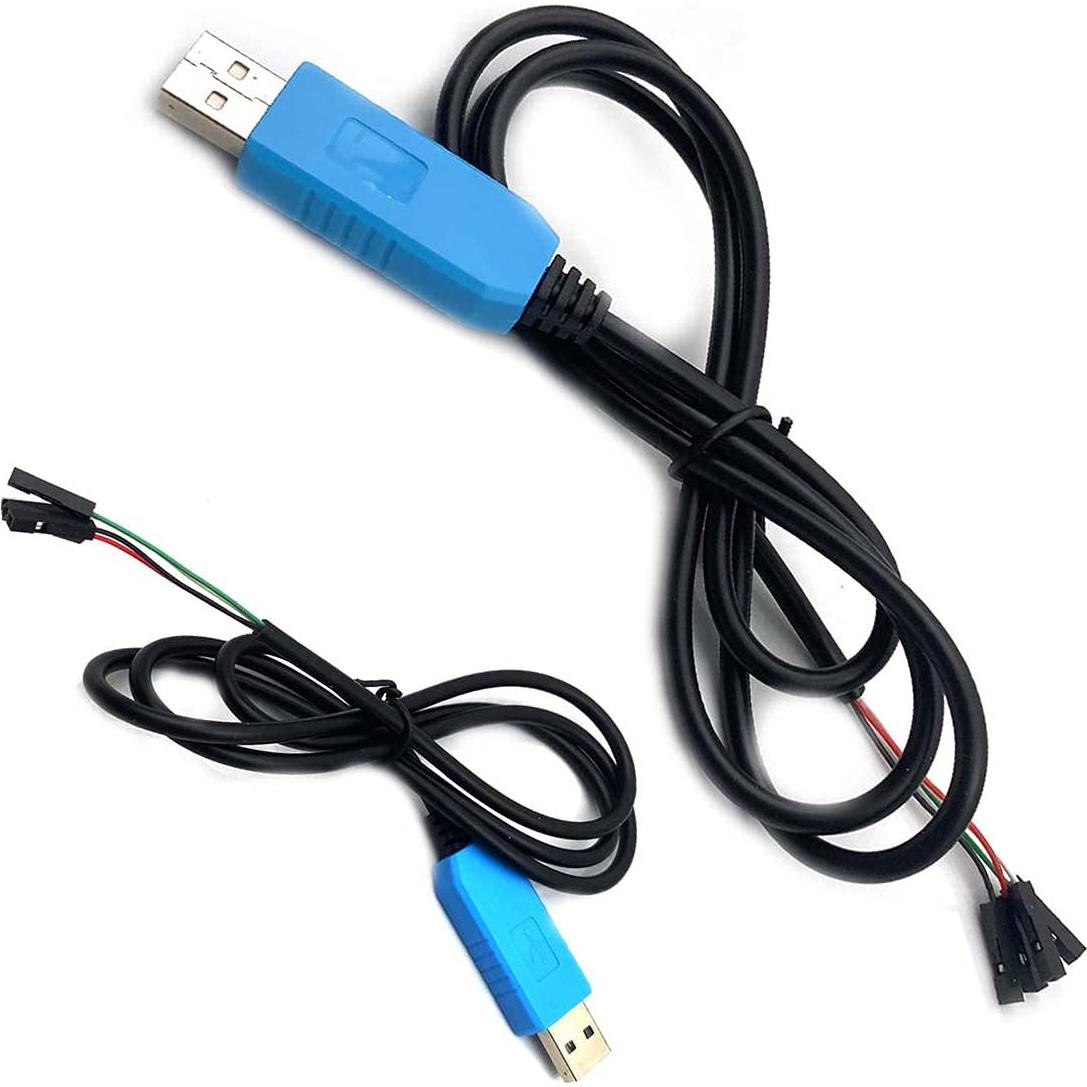 Cable Serial USB a TTL Kiro&Seeu PL2303TA 1.2m para Raspberry Pi