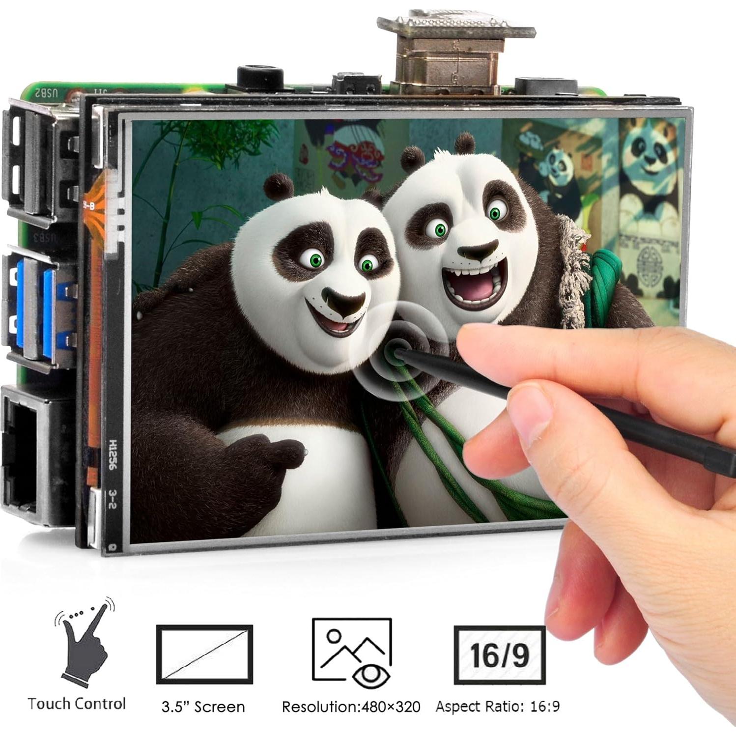 Pantalla Táctil LCD 3.5" OSOYOO HDMI para Raspberry Pi