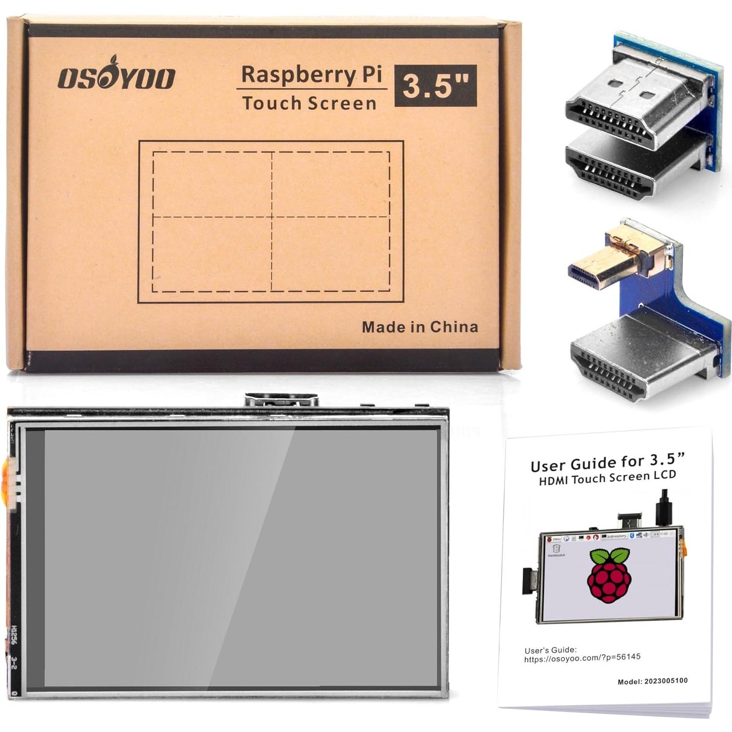 Pantalla Táctil LCD 3.5" OSOYOO HDMI para Raspberry Pi