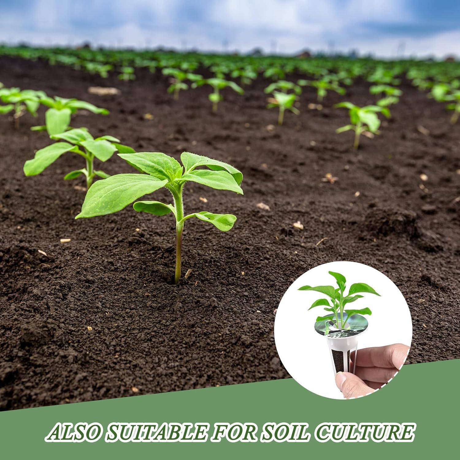 Kit de Cultivo Hidropónico 125 Piezas Tigvio - Esponjas, Cestas, Domos