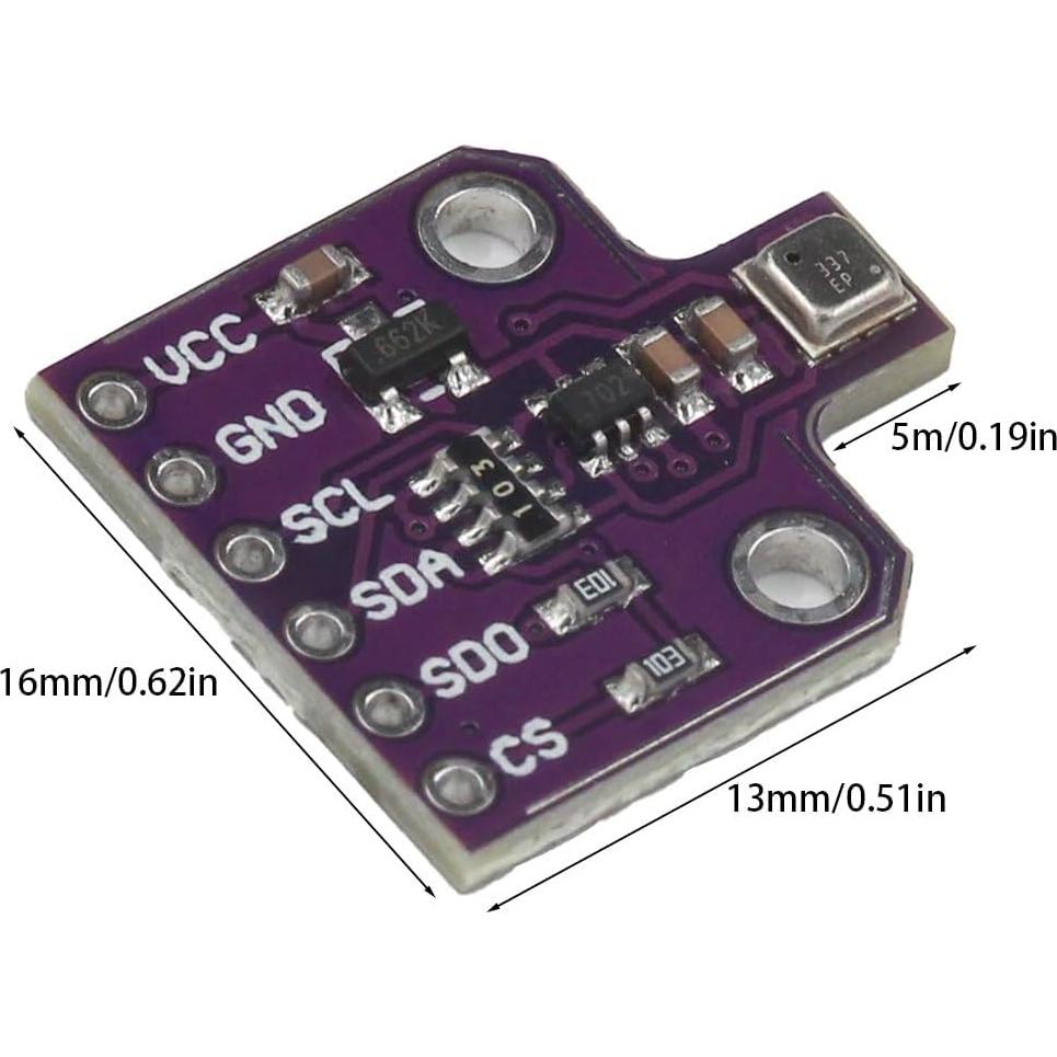 Sensor BME680 YFUSET 4 en 1 Temperatura, Humedad y Presión