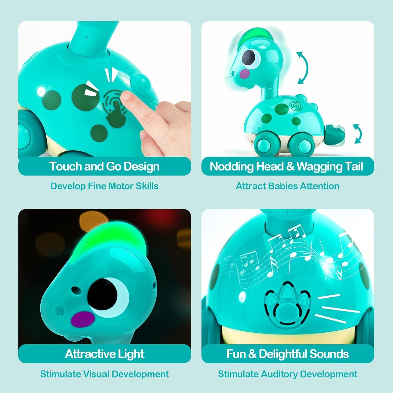 CubicFun Juguete Musical Dinosaurio 12-36 Meses Luz y Sonido