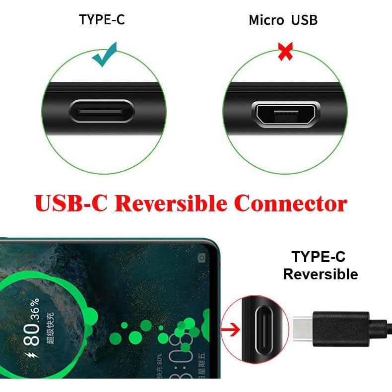Cable USB-C Macho a Hembra con Interruptor xiwai 4A 10cm